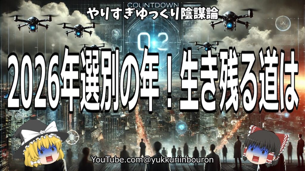 2026年、人類は選別される年！生き残るための準備はできているか？