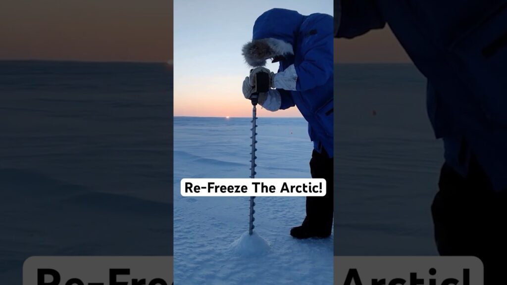 This Startup Wants To ReFreeze The Arctic! #arctic #refreeze #geoengineering
