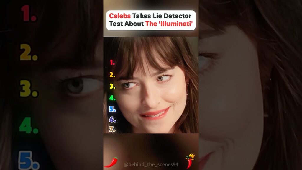 Can You BELIEVE These Celebs’ Illuminati Truths? 🤯 #liedetector #illuminati #viral #challenge