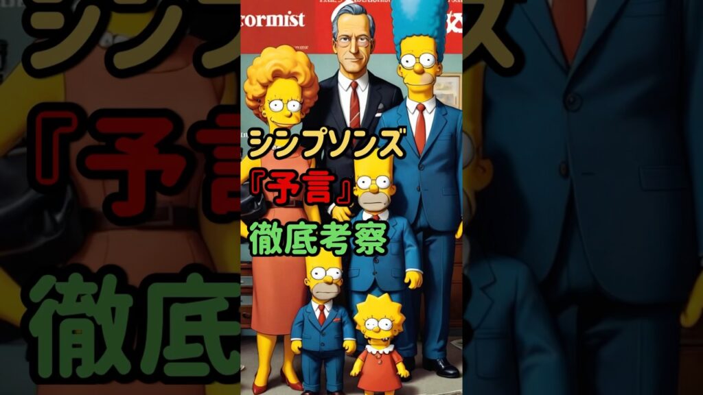 シンプソンズの予言はなぜ当たるのか？(2025)隠された秘密を徹底考察㊙️#shorts #simpsons #予言