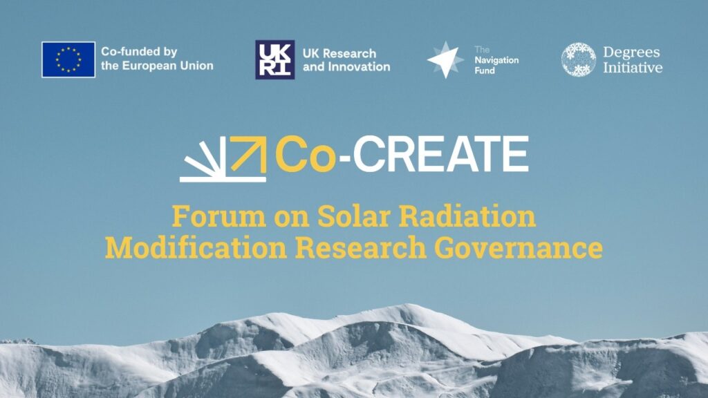 Day 1 Opening plenary: SRM Research Governance – What For? [Co-CREATE Forum]