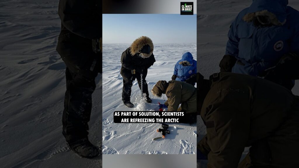 Scientists are trying to refreeze the Arctic sea ice