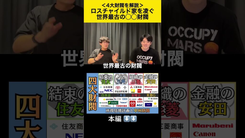 ロスチャイルド家よりも古い世界最古の財閥帝国　#財閥 #暴露