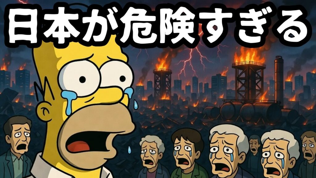 【緊急警告】シンプソンズが予言した日本崩壊が現実に。石油備蓄ゼロまであと60日、あなたはまだ何も準備していないのか
