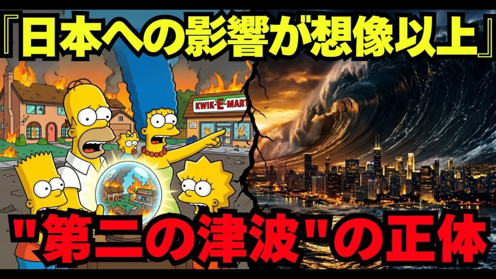 【衝撃】シンプソンズの2026年予言が的中しつつある…日本だけが知らない”第二の津波”
