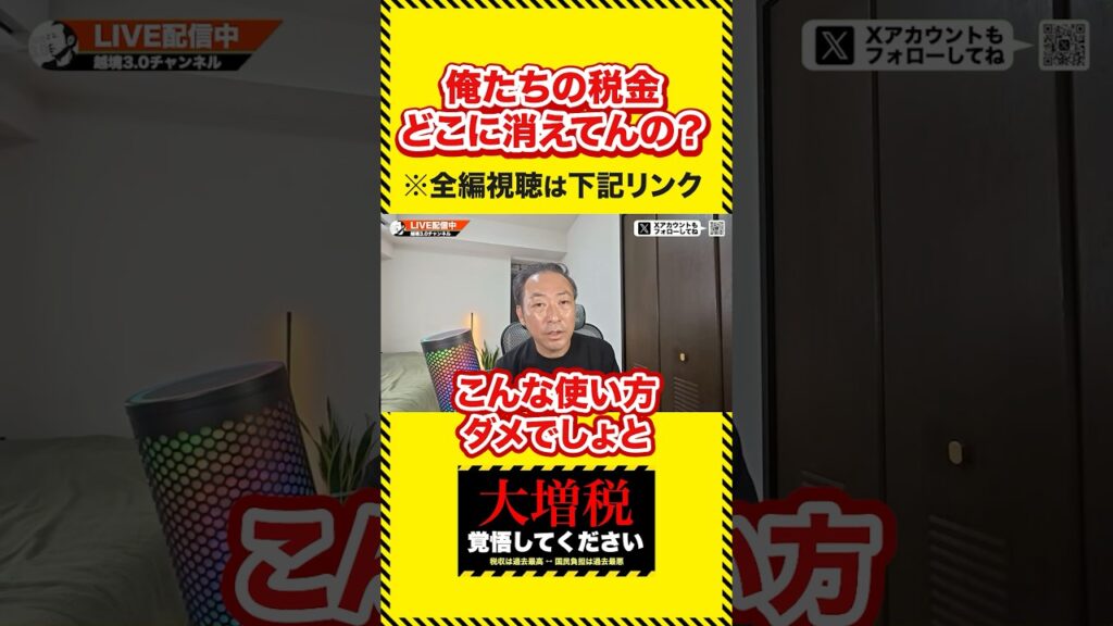 我々の税金はあの政党にむしり取られるだけ