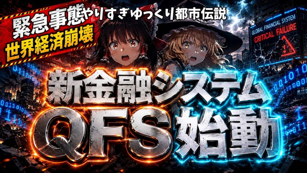 【ゆっくり解説】経済崩壊の先に待つ新世界！量子金融システムQFSの全貌