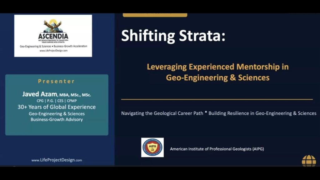 Shifting Strata: Leveraging Experienced Mentorship in Geo-Engineering & Sciences