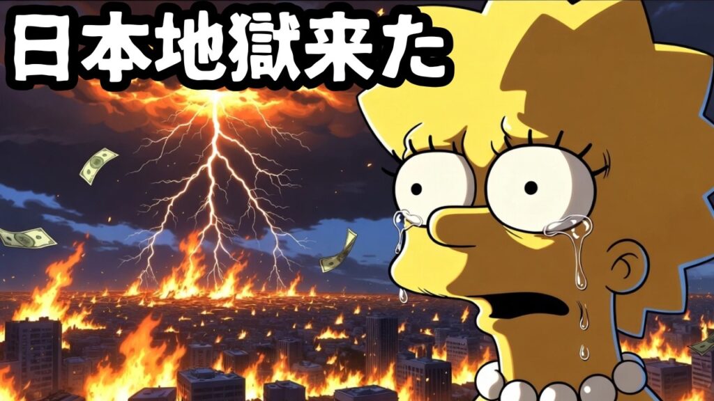 【シンプソンズの予言】【激ヤバ警告】シンプソンズが描いたディストピアが現実に！日本人が大増税と物価高で飢える日