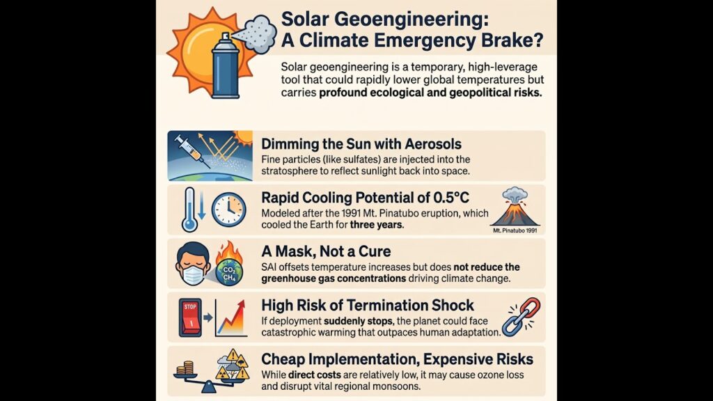 Changing the Sky: Solar Geoengineering