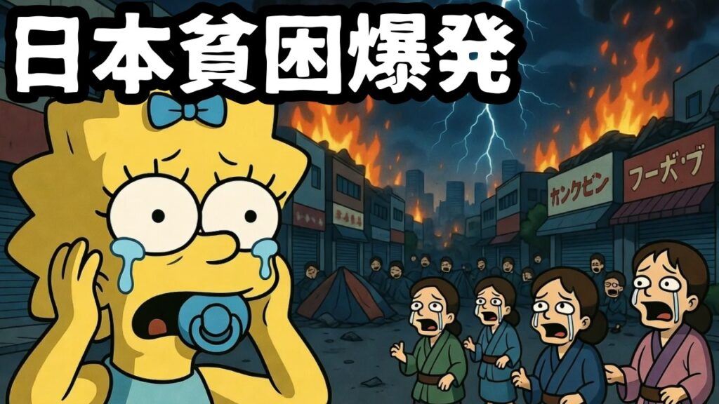 【シンプソンズの予言】【誰も報道しない】アメリカの貧困爆発、次は日本が飲み込まれる番だ