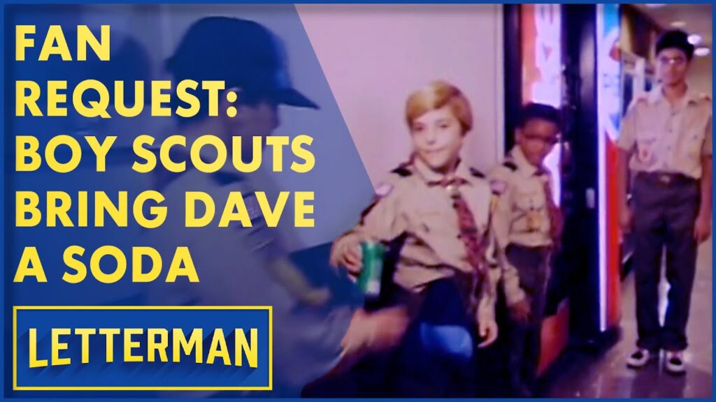 Fan Request: Boy Scouts Bring Dave A Soda | David Letterman
