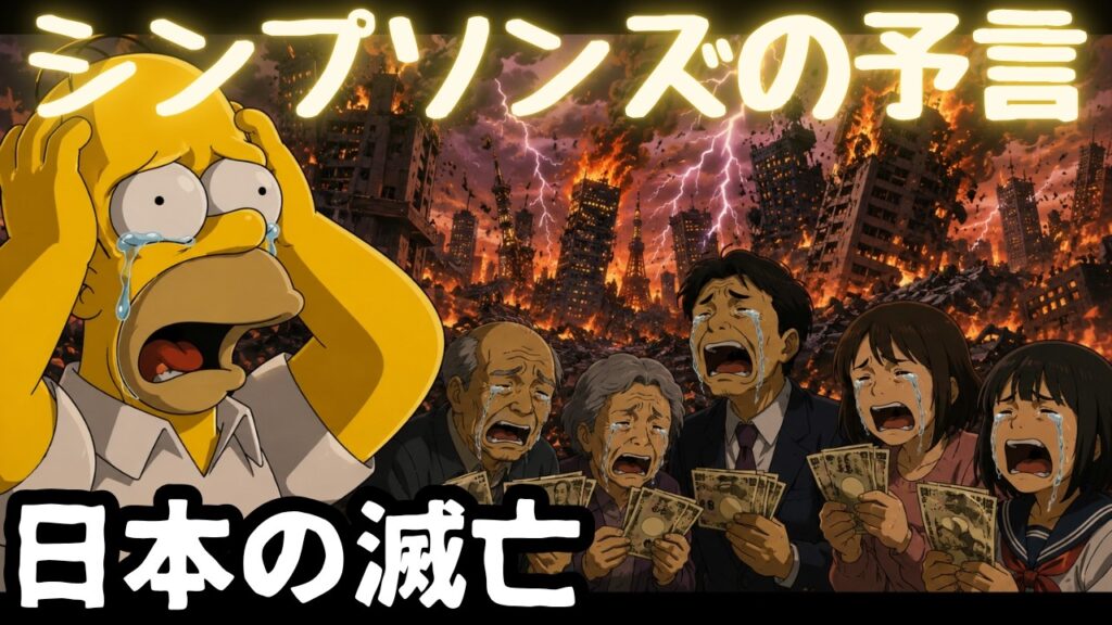 【シンプソンズの予言】【国家崩壊】シンプソンズが予言した米国滅亡シナリオ…次は日本が完全に巻き込まれて全財産が吹き飛ぶ日