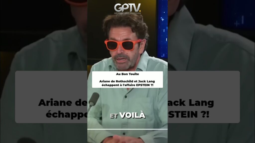 Ariane de Rothschild et Jack Lang échappent à l’affaire EPSTEIN ?! – Au Bon Touite