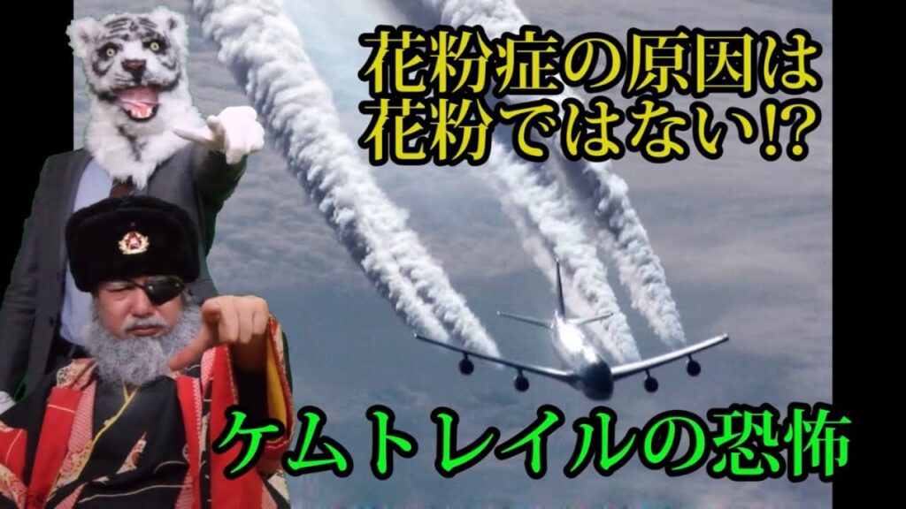 花粉症は花粉が原因ではない⁉ケムトレイルとは何か？