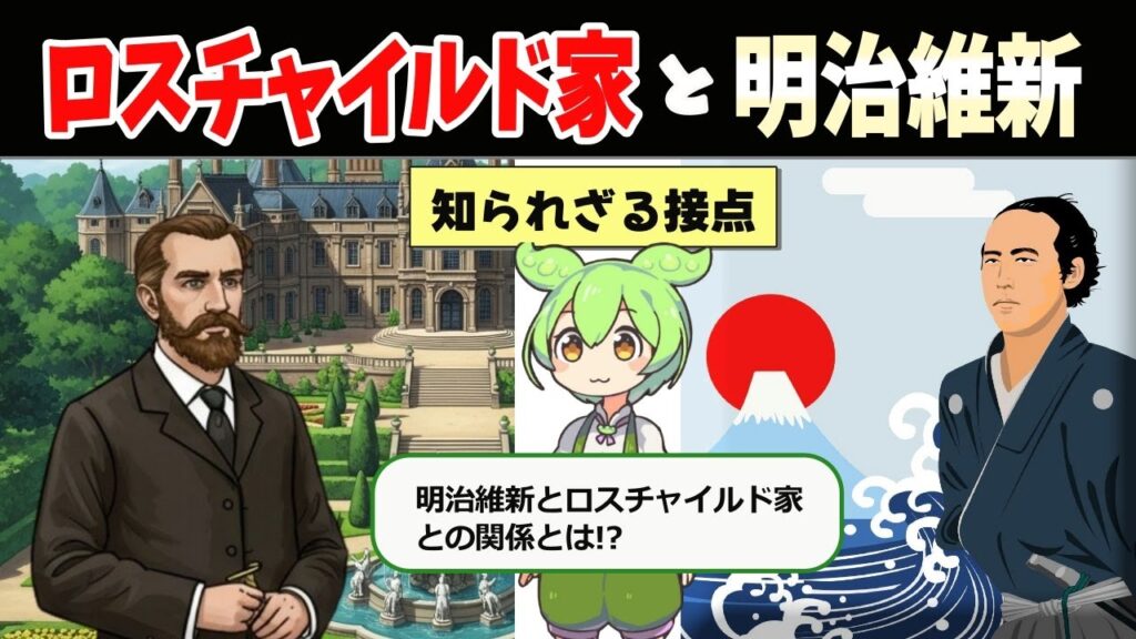 明治維新とロスチャイルド家の資金的なつながりとは？—長州ファイブと金融の裏側