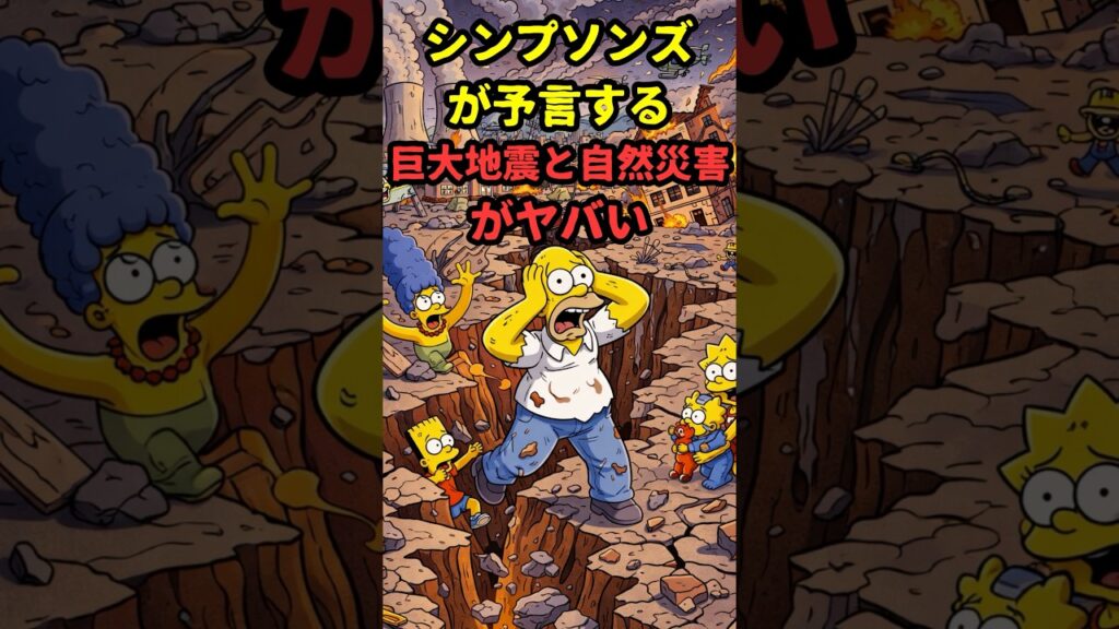 シンプソンズが予言する巨大地震と自然災害がヤバい【都市伝説】 #都市伝説 #雑学 #ゆっくり解説