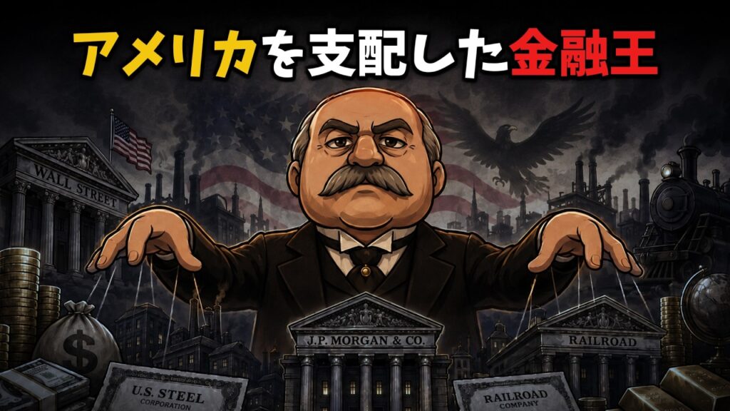 アメリカを支配した金融王｜JP・モルガンの正体