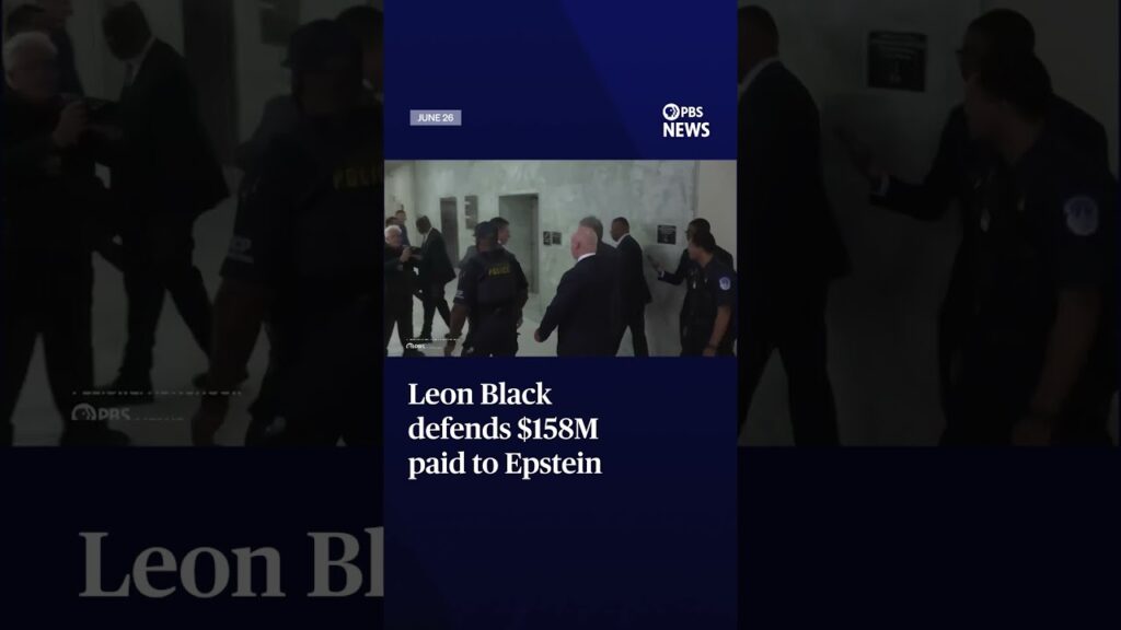 Leon Black defends $158M paid to Epstein