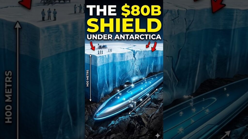 Why Scientists Are Building an $80B Shield Under Antarctica 🧊 #space #sciencefacts #antarctica