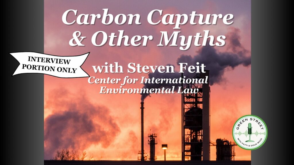Green Street’s Interview with Steven Feit: Carbon Capture and Other Myths