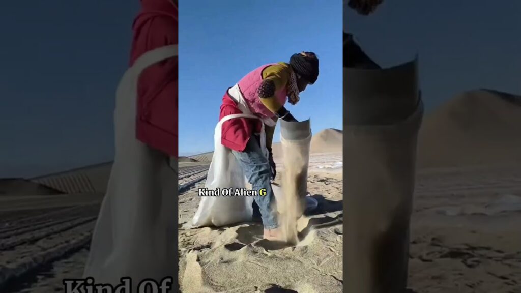 The genius engineering hack used to freeze a moving desert #youtubeshorts