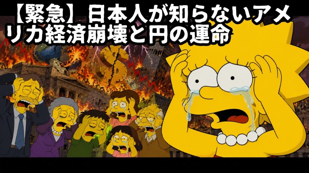 【シンプソンズの予言】【緊急】日本人が知らないアメリカ経済崩壊と円の運命