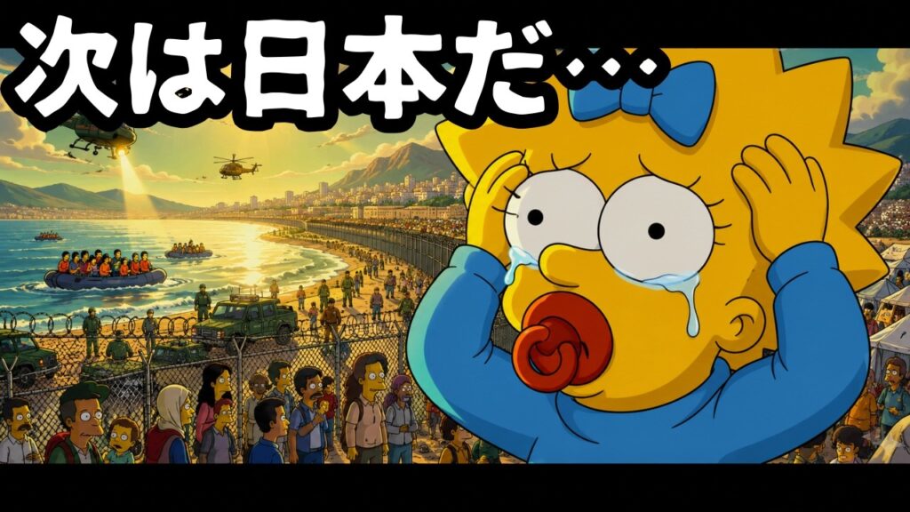 【シンプソンズの予言】【拡散希望】移民問題は日本にも来る？セウタの悲劇から学ぶこと