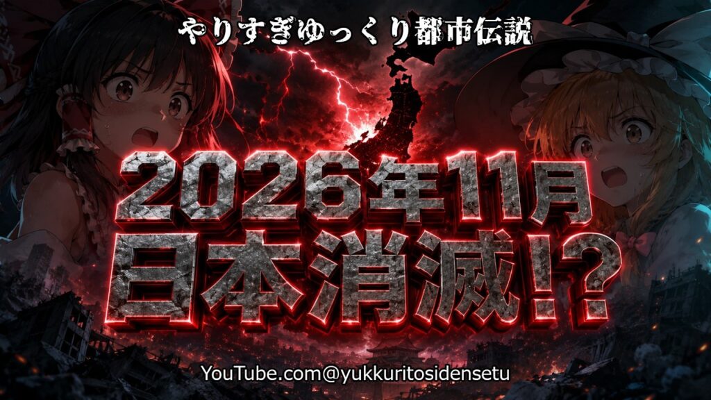 【ゆっくり解説】※閲覧注意⚠️2026年11月日本崩壊？世界中の予言者が指差す絶望の正体