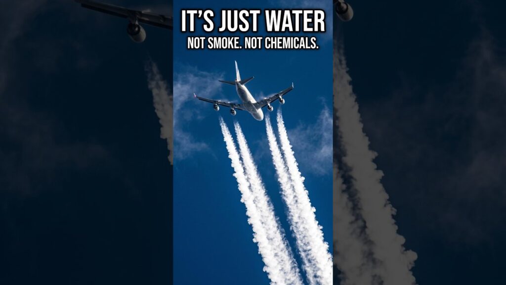 Why Planes Leave White Trails (It’s Just Water)