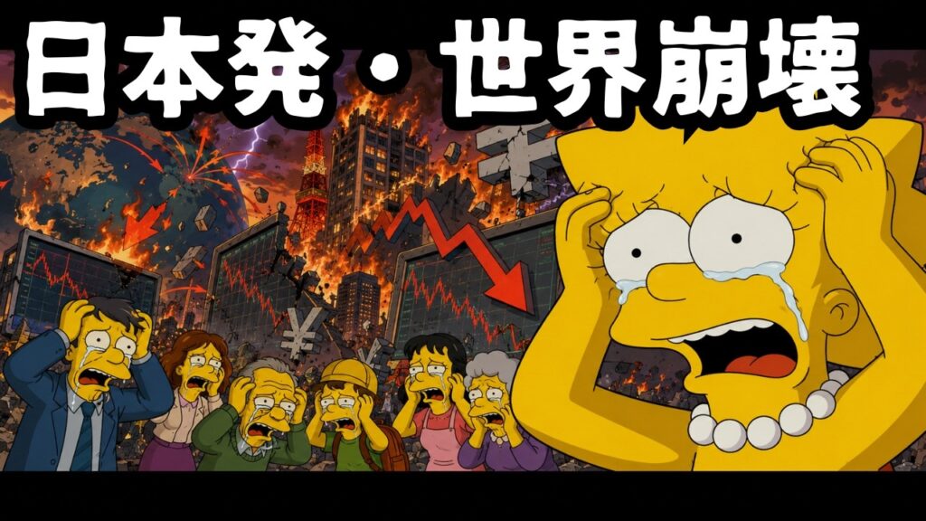 【シンプソンズの予言】【緊急】日本発の世界経済崩壊、その震源がついに動き出した
