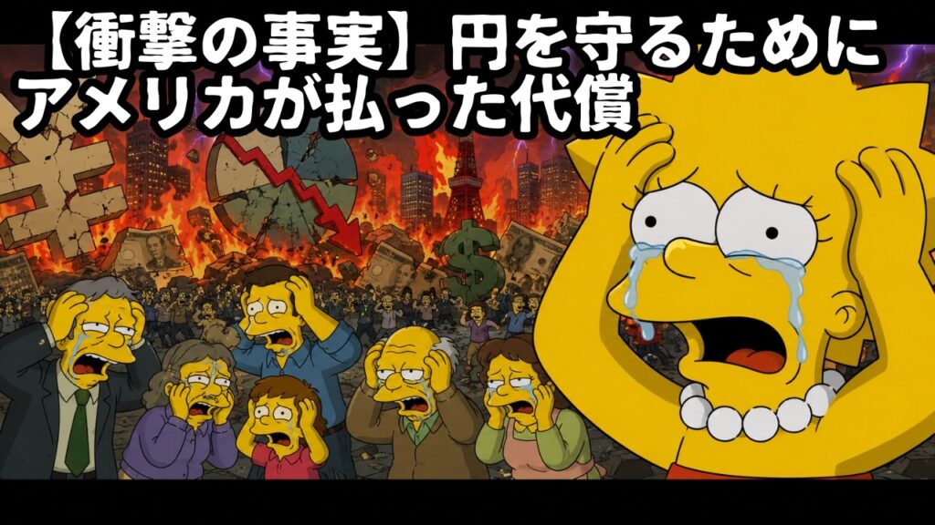 【シンプソンズの予言】【衝撃の事実】円を守るためにアメリカが払った代償
