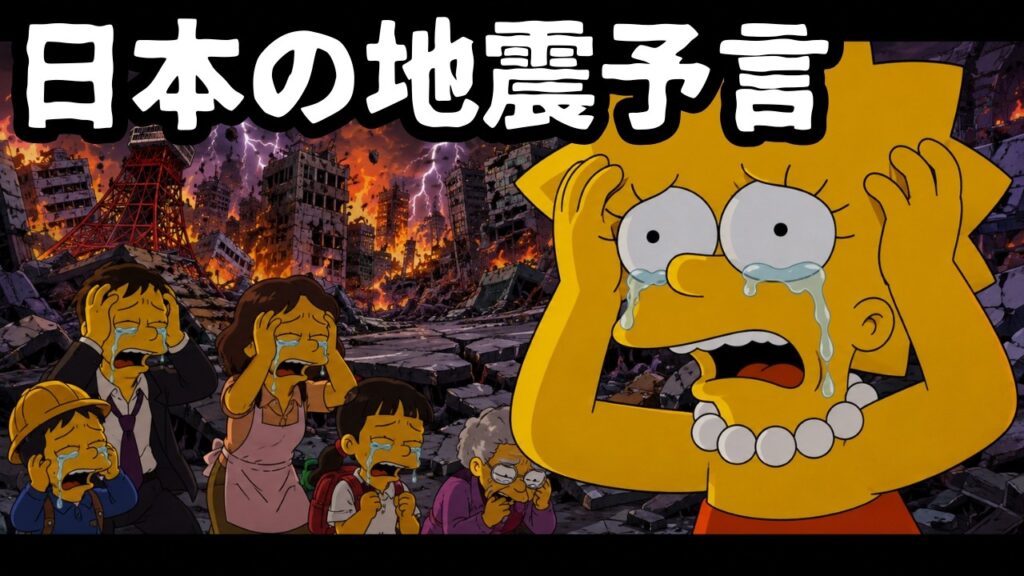 【シンプソンズの予言】【衝撃の一致】ヤマトの地震警告と日本の未来