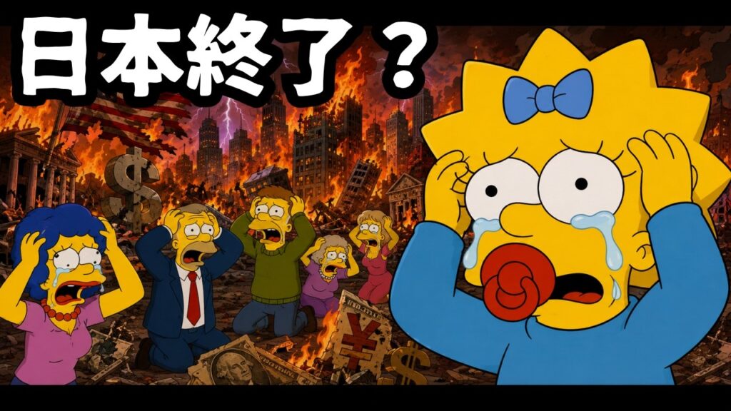 【シンプソンズの予言】【衝撃】アメリカの崩壊で円の価値が消えていく