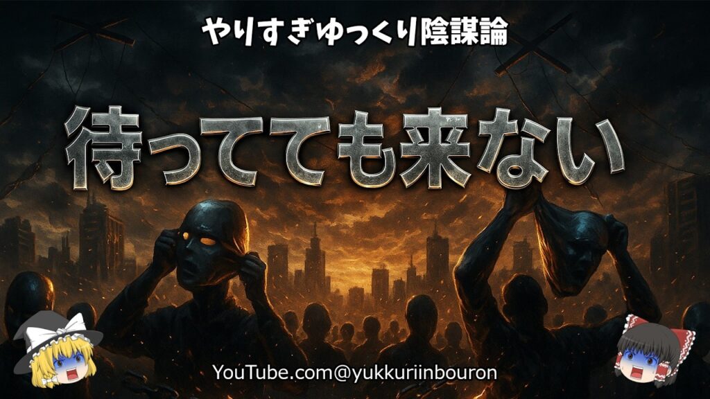 【警告】ゴムマスクの真実：まだ騙される日本。GESARAは待ちでは来ない！主従マインドを捨てろ