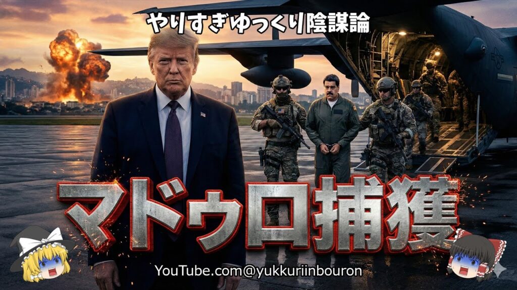 【緊急速報】世界激震…トランプ軍事作戦でマドゥロ捕獲！DS支配の終焉と隠された「2026年の絶望的シナリオ」がヤバすぎる…